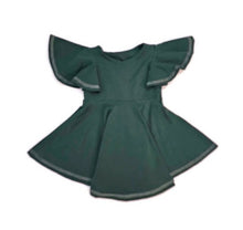 Load image into Gallery viewer, Evergreen Christmas Flounce Dress