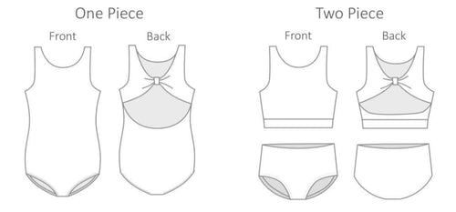 Bow Back One piece SWIMSUIT '24