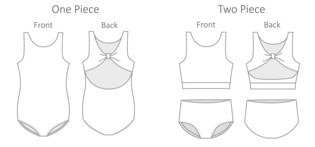 Bow Back One piece SWIMSUIT '24