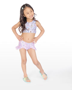 Bow Back Swim Top