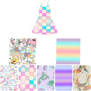 OVER THE RAINBOW Bow back dress