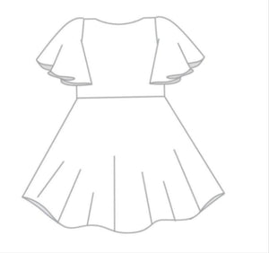 Kids Flounce Twirl Dress ~ EASTER