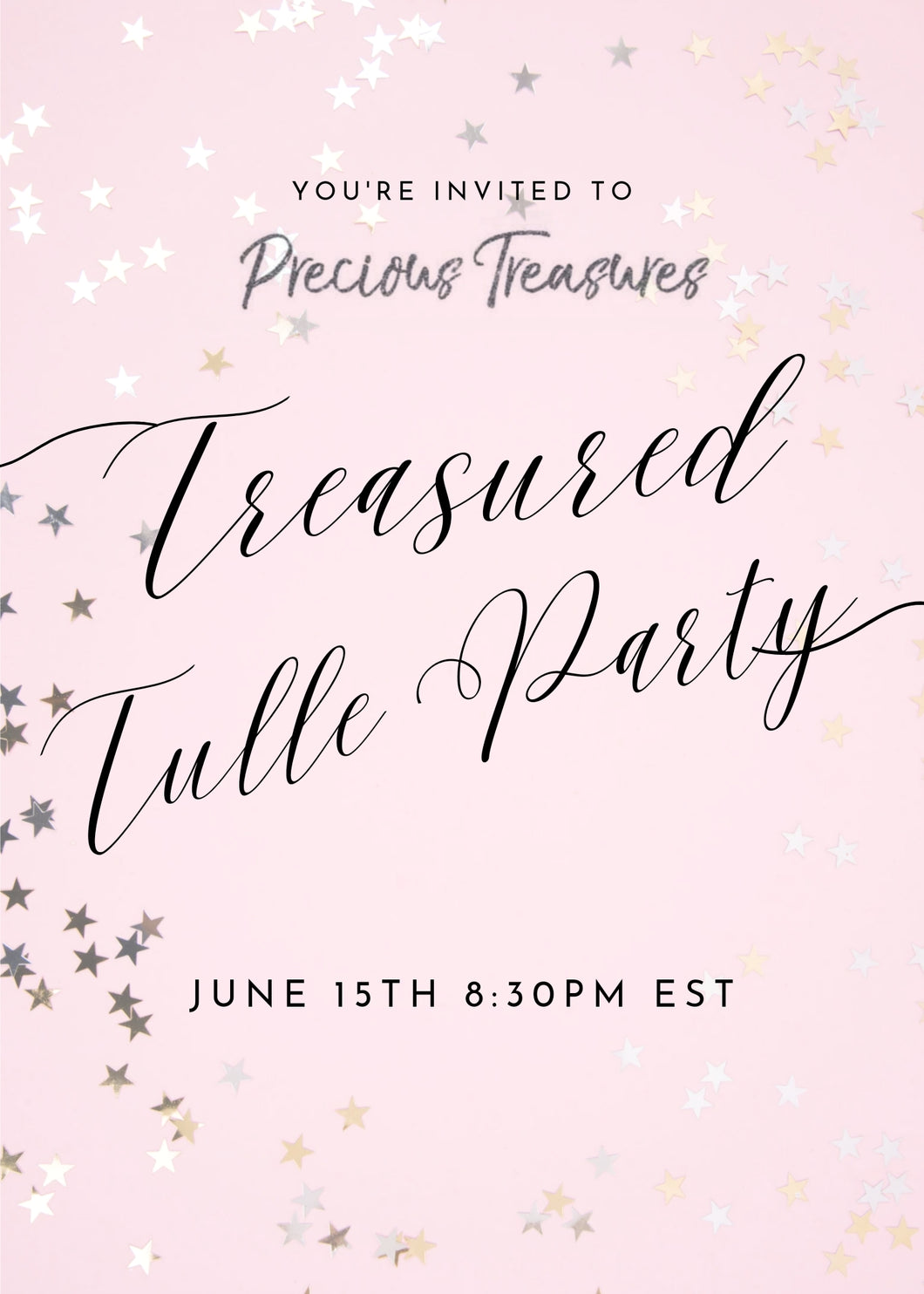 TREASURED TULLE PARTYY deposit