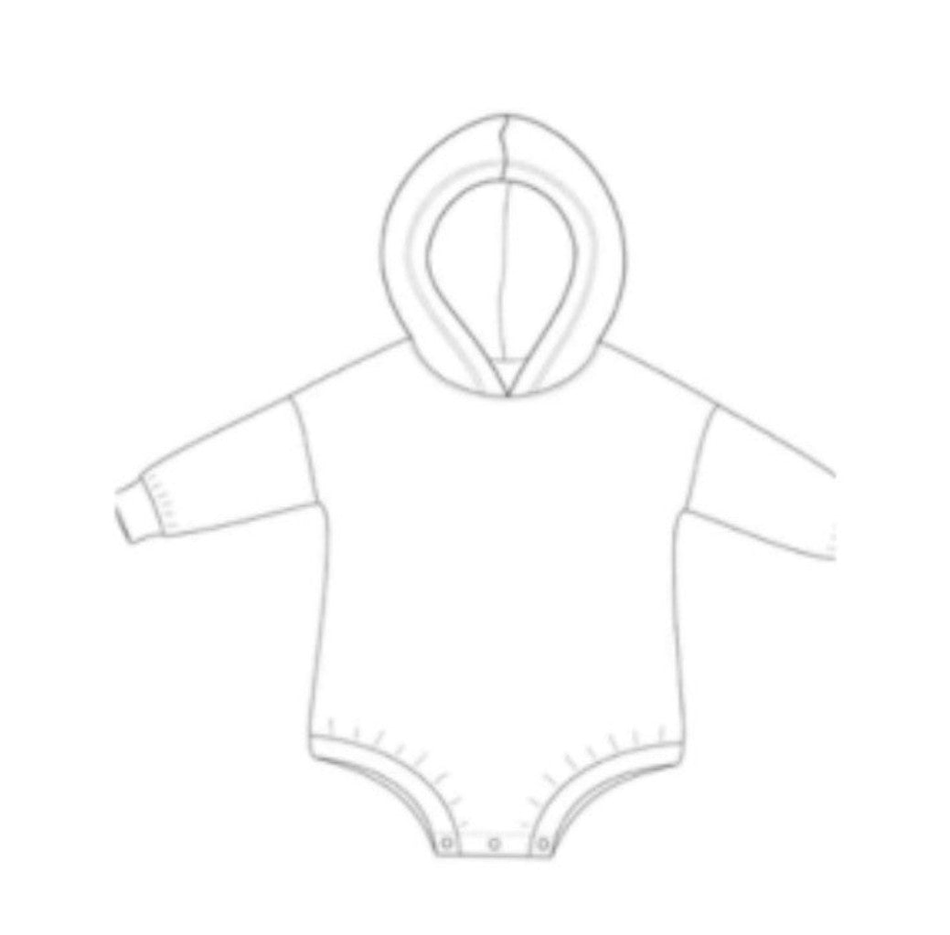 Hooded Sweater Romper ~ Christmas