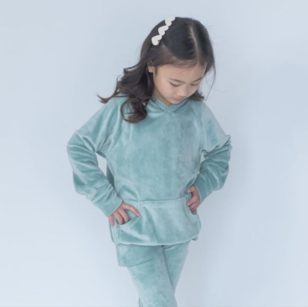 Kids Velour Hoodie