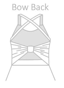 Bow back dress ~ Sunflower Highland