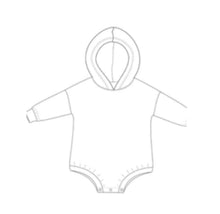 Load image into Gallery viewer, Hooded Sweater Romper ~ Back to Basics
