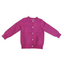 Load image into Gallery viewer, Button Cardigan  ~ Bubble gum Pink