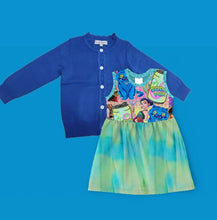 Load image into Gallery viewer, Button Cardigan  ~ Azure Blue