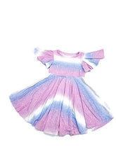 Load image into Gallery viewer, Kids Flounce Twirl Dress ~ GLITTER &amp;SHINE