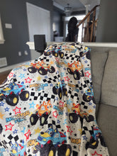 Load image into Gallery viewer, Bluey Monster trucks Minky Blanket