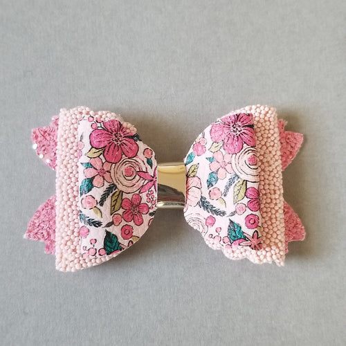 Bright Floral Bow