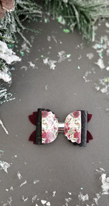 Winter Floral Bow