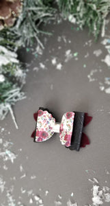 Winter Floral Bow