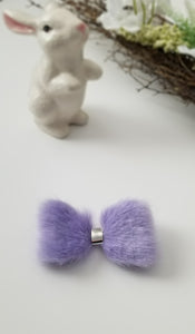 Fur Bow ~ Purple