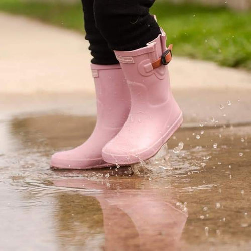 Petal Pink Rain boots