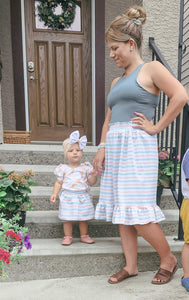 Womens Ruffle Skirt ~ Blossom