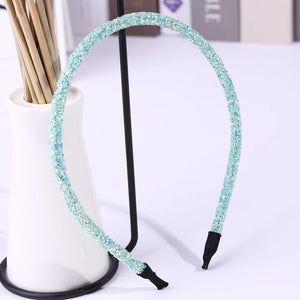 Frozen Blue Glitter Headband