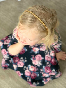 Gold Glitter Headband