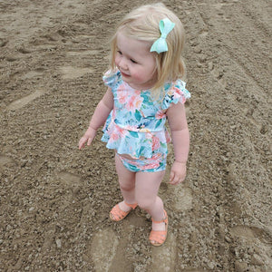 Skirted Swim Top