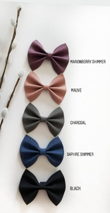 Suede Vegan Leather Pigtails