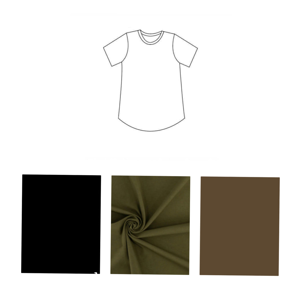 Curved tee
