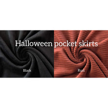 Load image into Gallery viewer, Corduroy Pocket Skirts